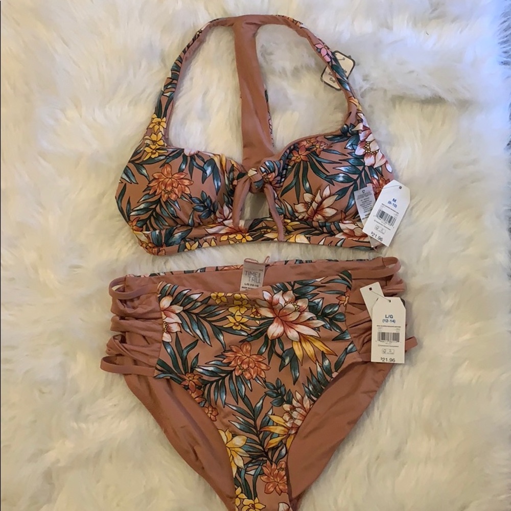 Flowered two piece